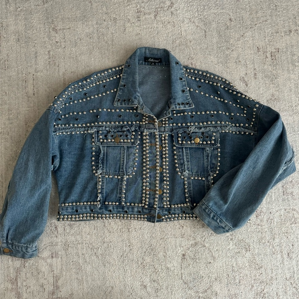 Studded Denim Jacket